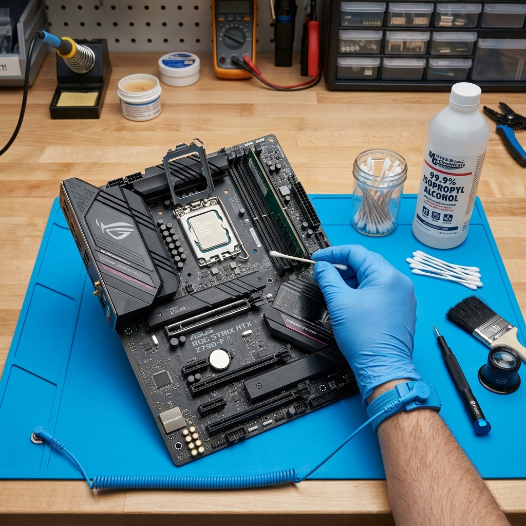 Merawat dan membersihkan motherboard PC — panduan maintenance 2026