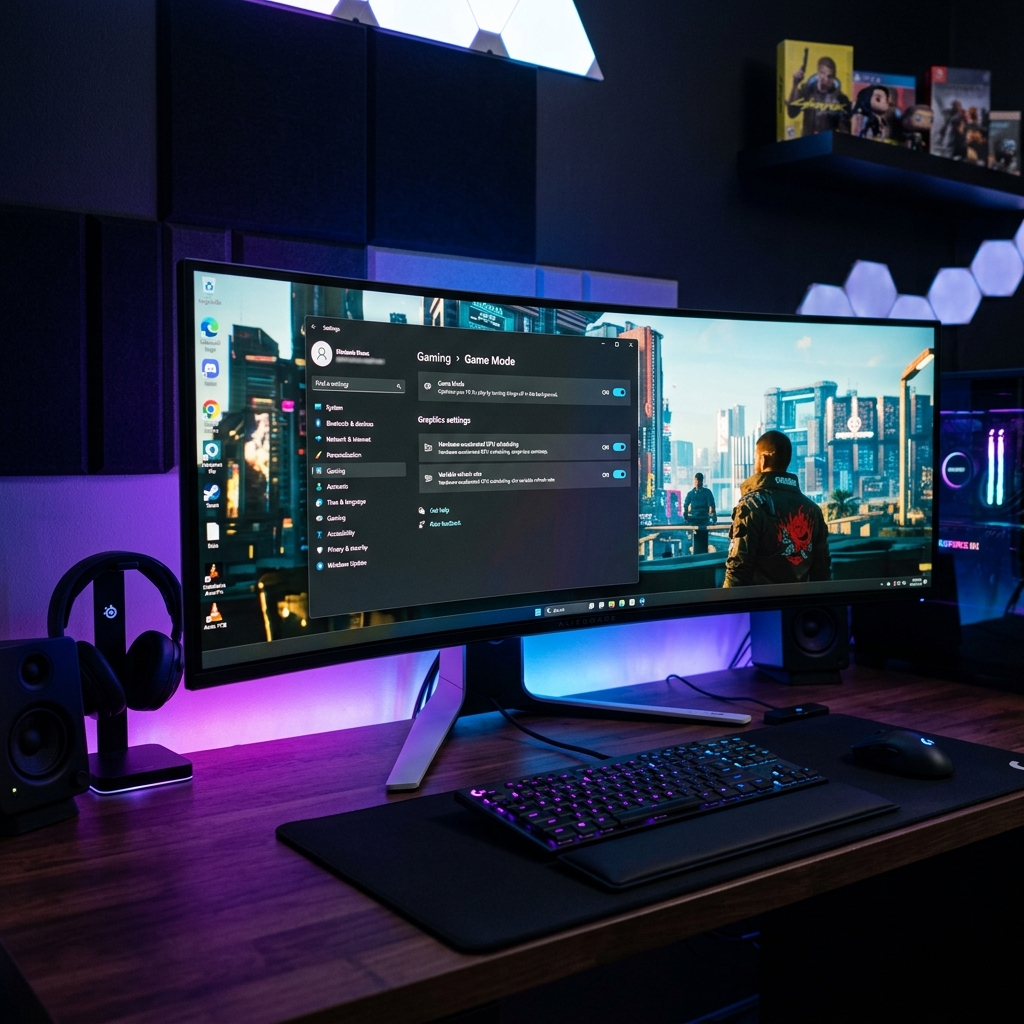 Optimasi Windows 11 untuk gaming 2026 - setting Game Mode dan FPS boost