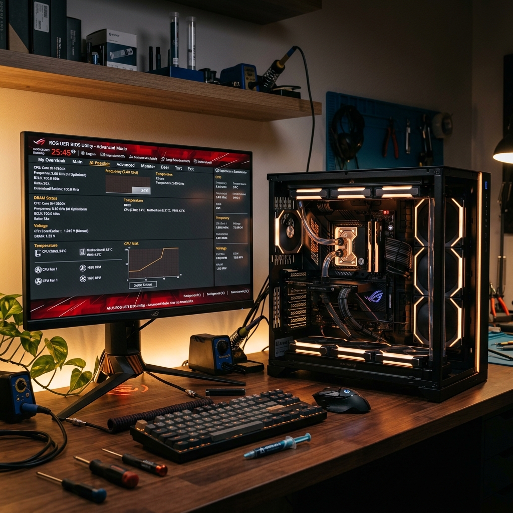 Panduan overclock CPU aman untuk pemula 2026 - setting BIOS dan stress test
