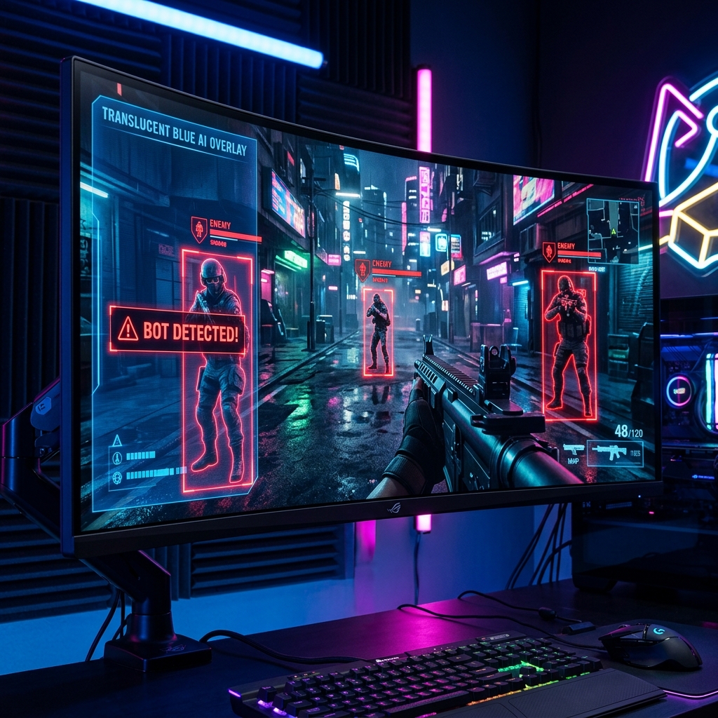 Deteksi Musuh Menggunakan AI pada Monitor Gaming High-End 2026