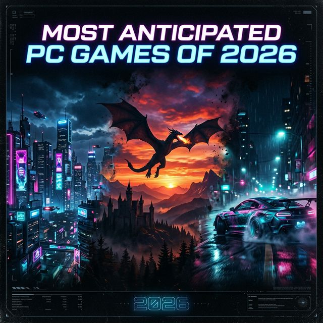 Ilustrasi Dunia Game PC Terbaru 2026 dengan Pemandangan Sinematik