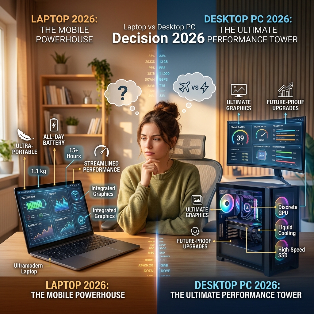 Laptop vs PC Desktop 2026 Mana Lebih Worth It