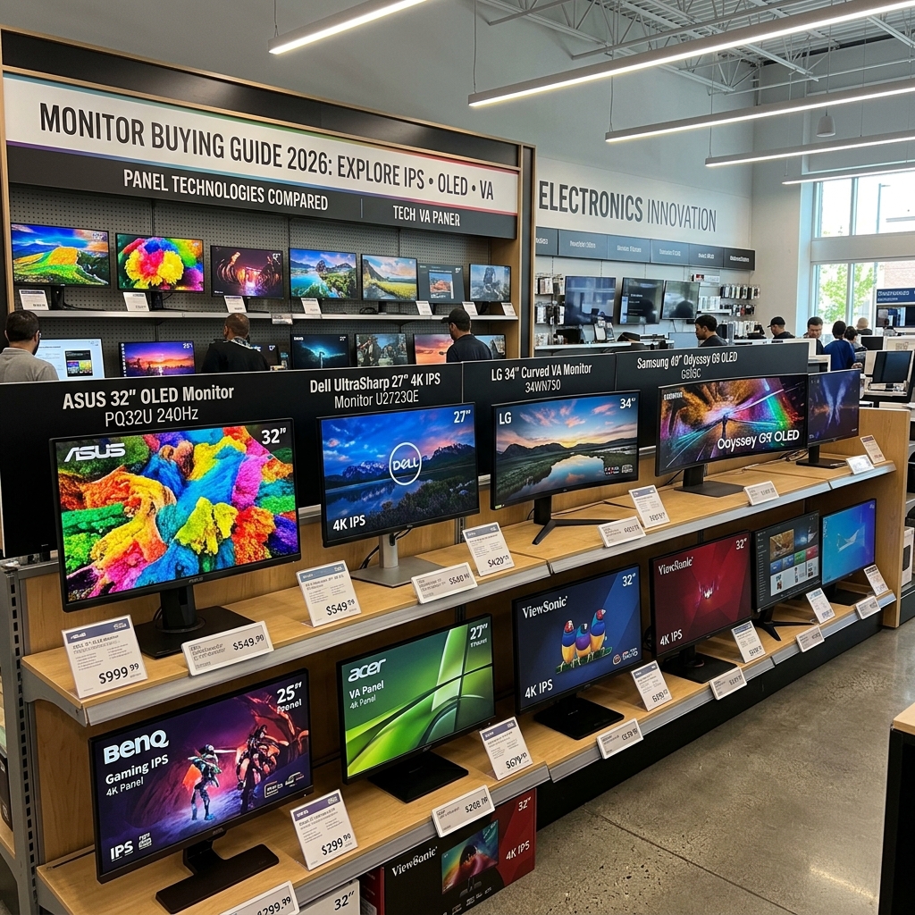 Panduan Beli Monitor IPS VA OLED 2026