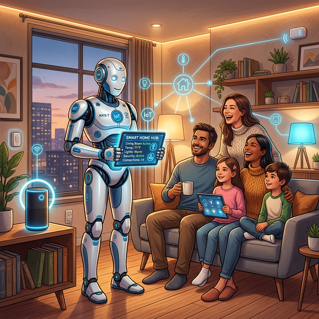 Robot Humanoid dan Smart Home AI 2026 - Masa Depan Rumah Pintar