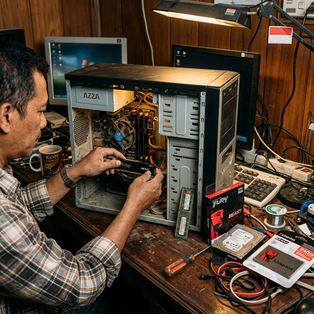 Pengalaman Upgrade PC Kantor Lama ke Spek 2026