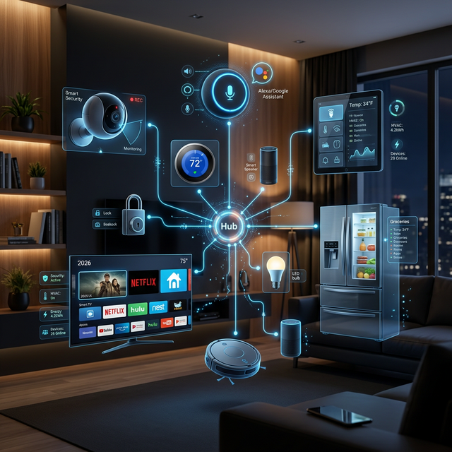 Smart Home IoT Ecosystem 2026 - Perangkat Terhubung Cerdas
