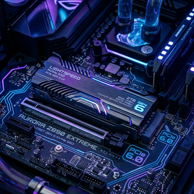 Fitur Makro SSD NVMe PCIe Gen 6 Masa Depan 2026 dengan Heatsink Besar