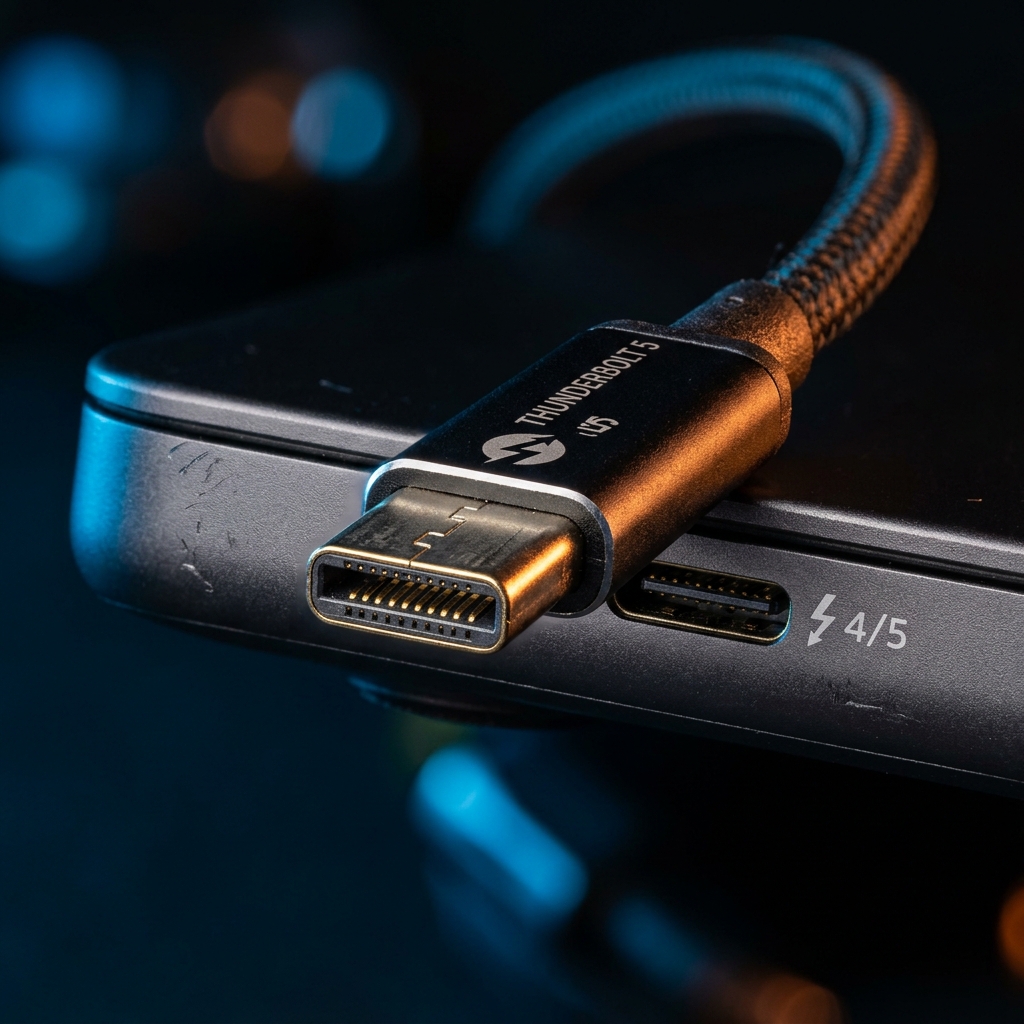 Kabel Thunderbolt 5 dan Port USB4 pada Laptop Modern 2026