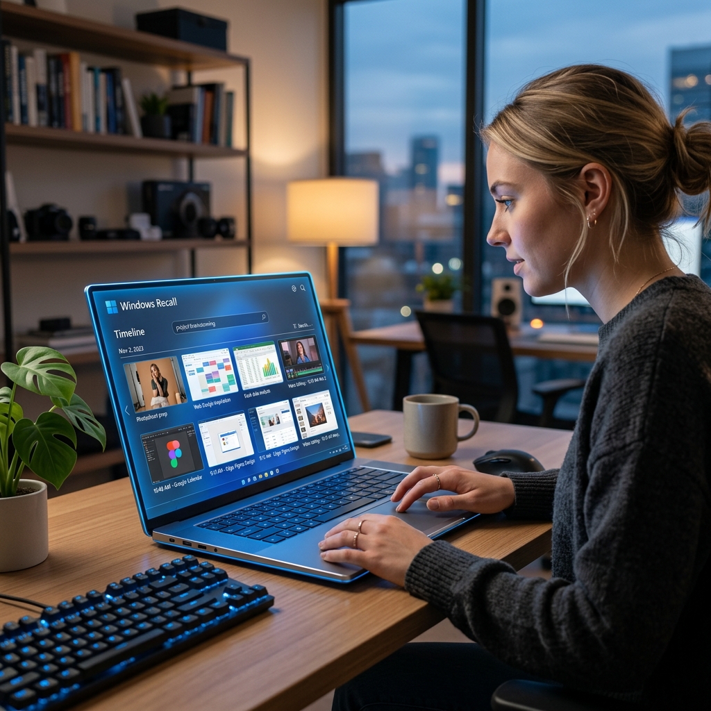 UX pencarian Visual Timeline pada antarmuka kontroversial Windows Recall 2026