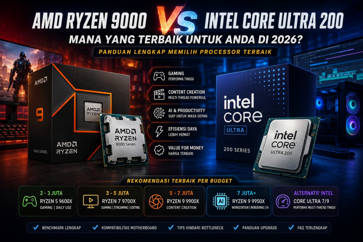 Cara Memilih CPU (Prosesor) yang Tepat di 2026: Panduan Definitif