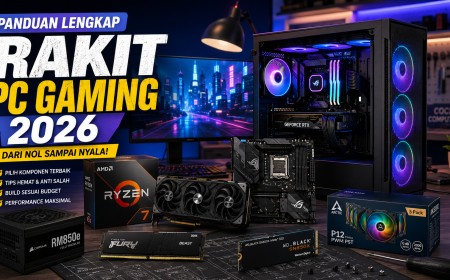 Panduan Lengkap Rakit PC Gaming 2026: Dari Nol Sampai Nyala