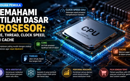 Memahami Istilah Dasar Prosesor: Core, Thread, Clock Speed, dan Cache