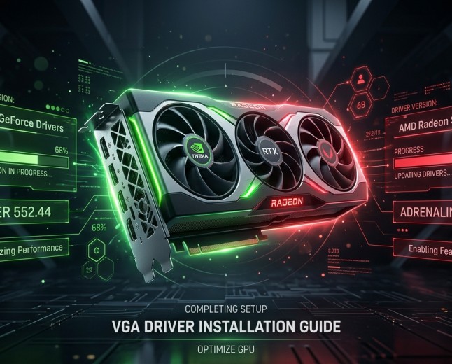 Cara Install Driver VGA NVIDIA & AMD yang Benar (Bebas Stuttering)